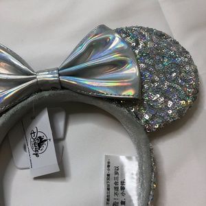 Disney Accessories - Silver Minnie Mouse Disney Parks Ear Headband Disney Accessories - Silver Minnie Mouse Disney Parks Ear Headband